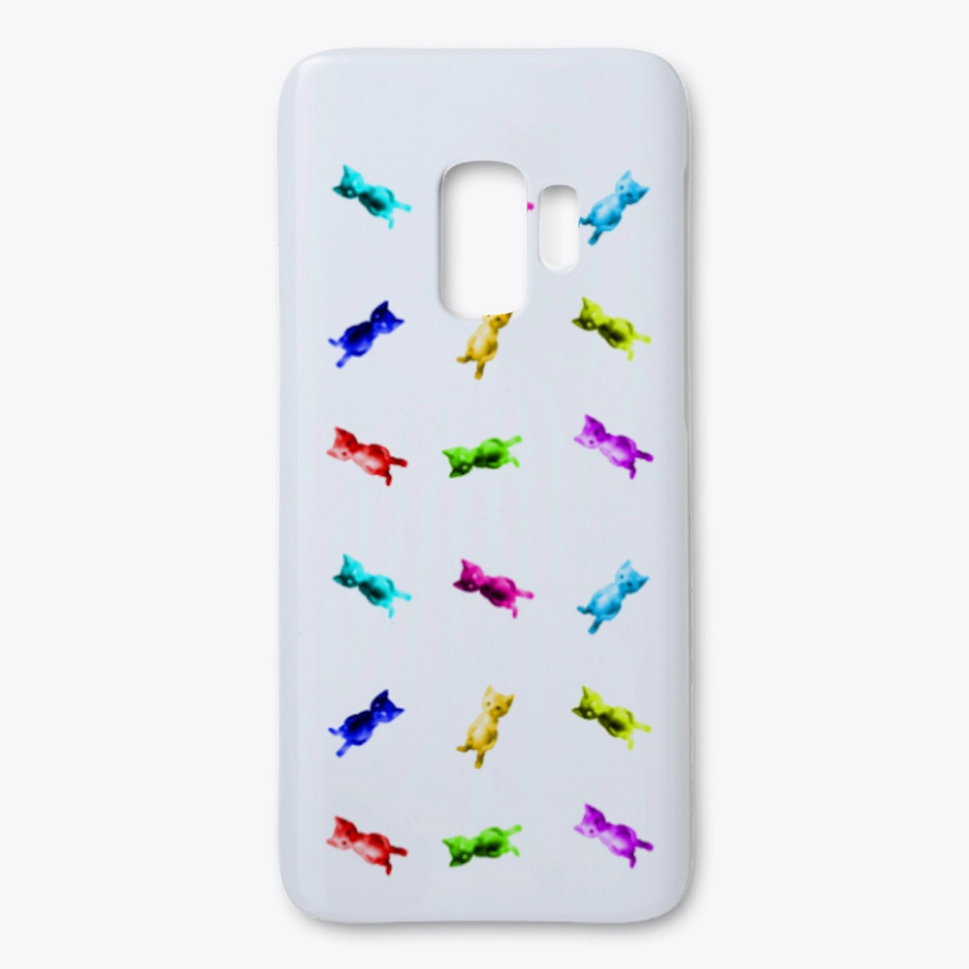 "colorful cats" phone case 