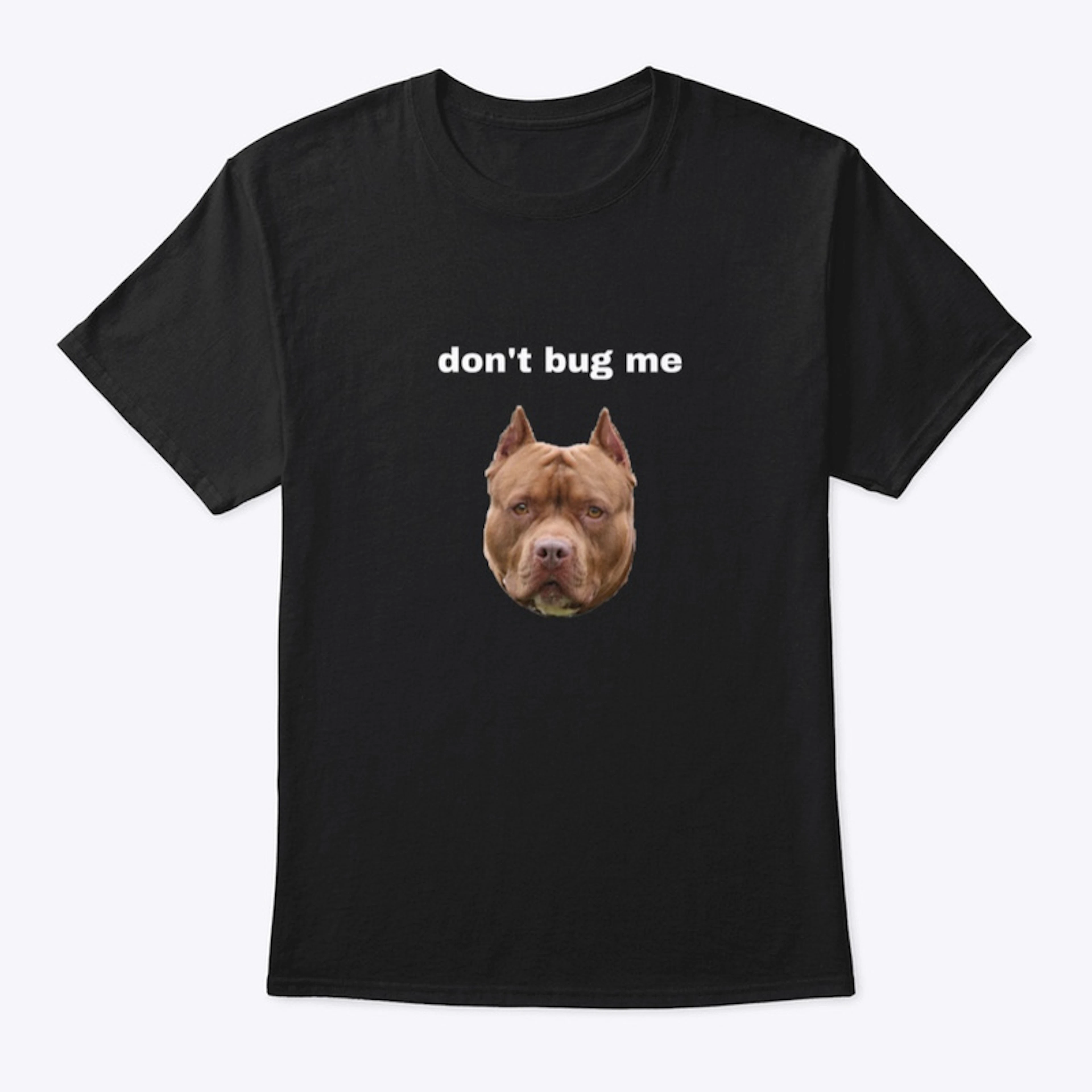 “Don’t bug me” pit bull dog