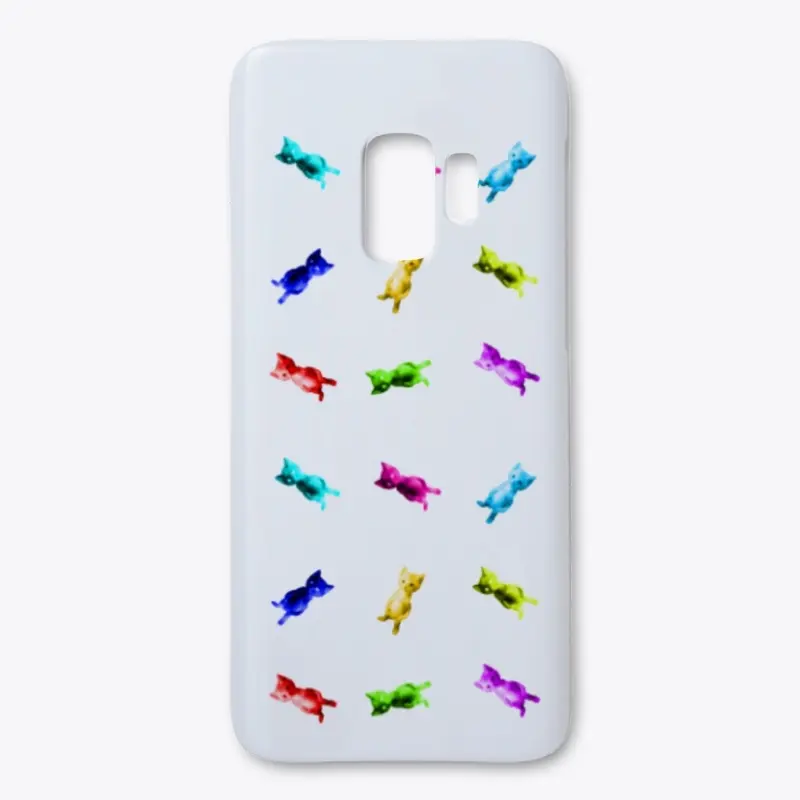 "colorful cats" phone case 